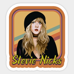 Stevie Nicks Retro Fanart Sticker